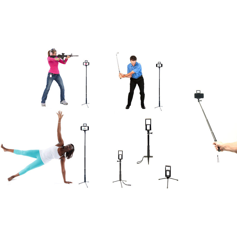 Glide Gear Multi-Pod Smartphone/Tablet Tripod, Stake, and Stand