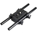 SmallRig Tripod Mounting Kit with 2 x Plates and 2 x 15mm Rod Clamps