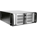 iStarUSA D-400-6 4U Compact Stylish Rackmount Chassis (Silver Bezel)