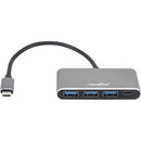 Rocstor 4-Port USB-C Hub - USB-C to 1X USB-C/ 3X USB-A