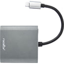 Rocstor USB-C to Dual Displayport Multi-Monitor Adapter (Aluminum)