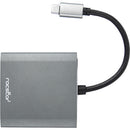 Rocstor USB-C to HDMI Female Displayport Adapter (Aluminum)