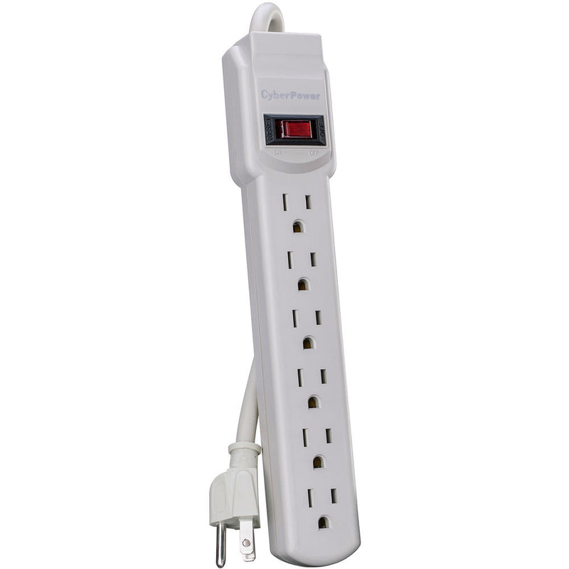 CyberPower Power Strip, 6-Outlets, 3' Cord