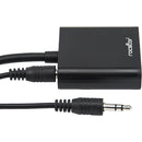 Rocstor 6" HDMI to VGA + 3.5mm Audio Adapter (Black)