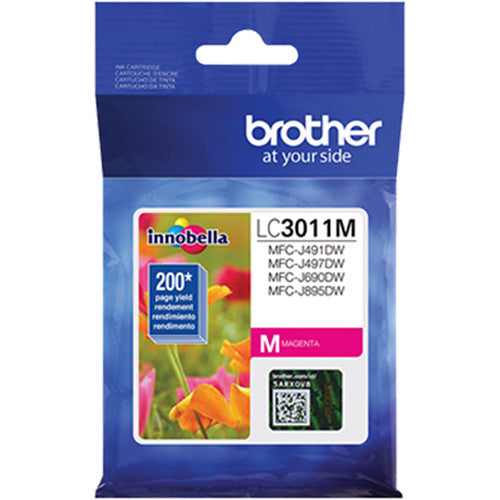 Brother LC3011 Standard-Yield Ink Cartridge (Magenta)