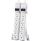 CyberPower Power Strip 2-Pack . 6 Outlets Per Strip , 2' Cord