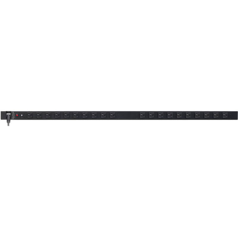 CyberPower PDU (15A)12A/ 200-230 / 50/60Hz / Nema 5-15P Plug, 20-Out / 5-15R, Rackmount OU, 10' Cord