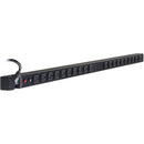 CyberPower PDU (15A)12A/ 200-230 / 50/60Hz / Nema 5-15P Plug, 20-Out / 5-15R, Rackmount OU, 10' Cord