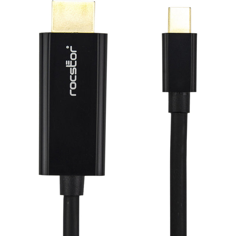 Rocstor 6' Mini Displayport to HDMI Cable M/M (Black)