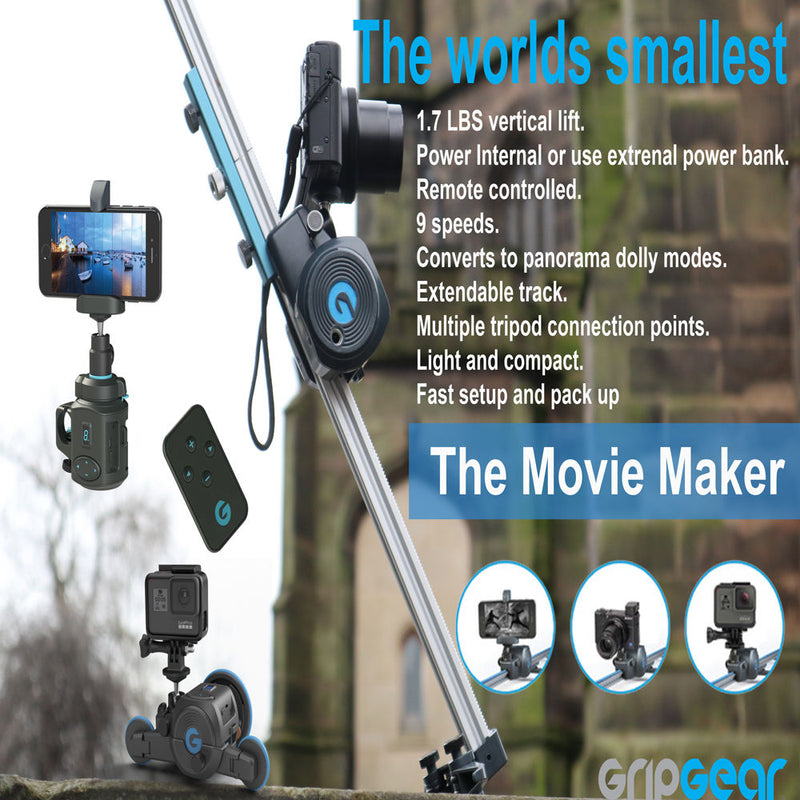 grip gear movie maker 2 Buy Now Grip Gear Movie Maker 2 Motorized Slider & 360° Panorama System (24") India – Tanotis