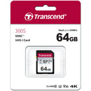 Transcend 64GB 300S UHS-I SDHC Memory Card (2-Pack)