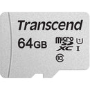 Transcend 64GB 300S UHS-I microSDXC Memory Card with SD Adapter (2-Pack)