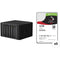 Synology 60TB DX517 5-Bay Expansion Enclosure Kit with Seagate NAS Drives (5 x 12TB)
