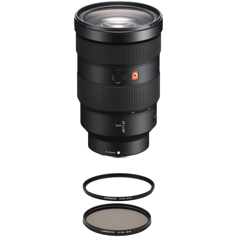 Sony 24-70mm f/2.8 GM Lens and 82mm Circular Polarizer Filter Kit