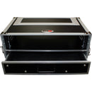 ProX 2 RU Rack Case with 2 RU Rack Drawer (4 RU)