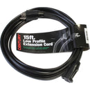 Century Wire and Cable 14 AWG Flat SPT-3 Extension Cord (15', Black)