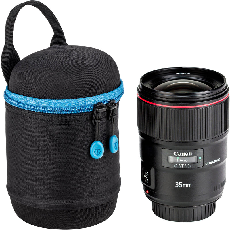 Tenba Soft Neoprene Lens Capsule&nbsp;with Extra Padding (Black, 5 x 3.5")