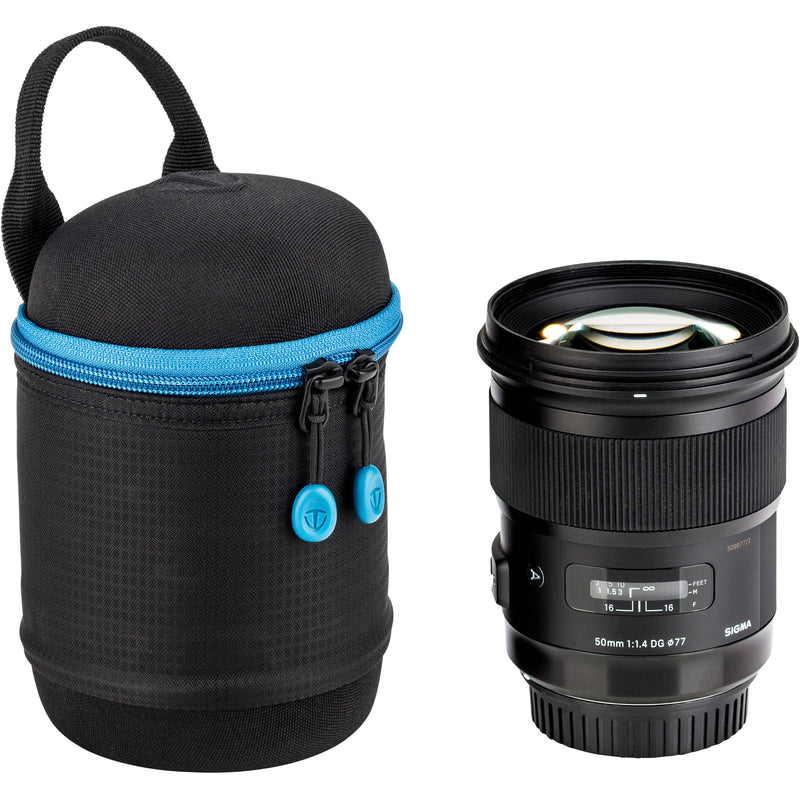 Tenba Soft Neoprene Lens Capsule&nbsp;with Extra Padding (Black, 5 x 3.5")