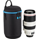 Tenba Soft Neoprene Lens Capsule&nbsp;with Extra Padding (Black, 9 x 4.8")
