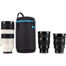 Tenba Soft Neoprene Lens Capsule&nbsp;with Extra Padding (Black, 9 x 4.8")