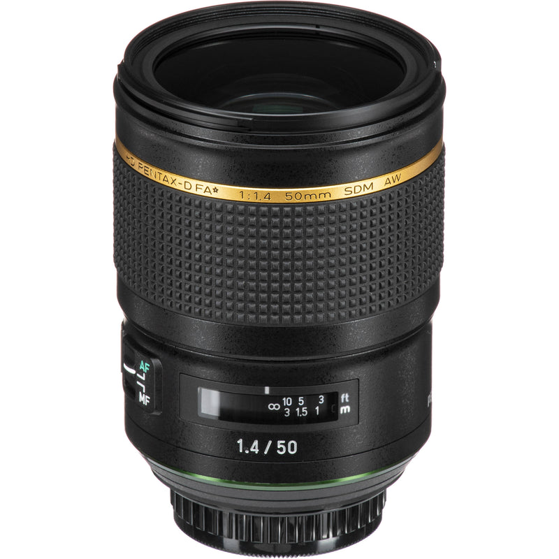 Pentax HD FA 50mm f/1.4 SDM AW Lens