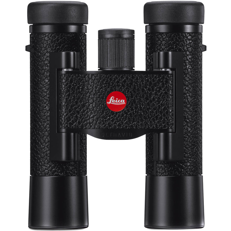 Leica 10x25 Ultravid Blackline Binocular (Black with Black Leather)