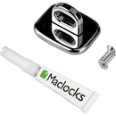 Maclocks Anchoring Point for Security Cable Locks (Silver)