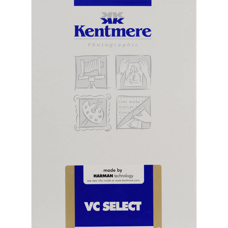 Kentmere Select Variable Contrast Resin Coated Paper (5 x 7", Fine Luster, 100 Sheets)