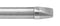 Pace 1130-0010-P1 Soldering Iron Tip Chisel Long 5.15 mm Width Accudrive Blue Series