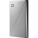 WD 2TB My Passport Ultra USB 3.0 Type-C External Hard Drive for Mac (Silver)