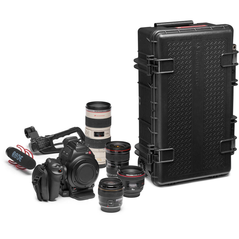 Manfrotto ProLight Reloader Tough-55 LowLid Carry-On Camera Rollerbag (Black)
