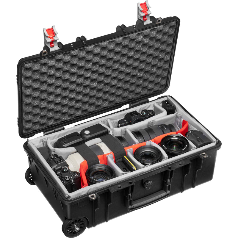 Manfrotto ProLight Reloader Tough-55 LowLid Carry-On Camera Rollerbag (Black)