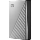 WD 4TB My Passport Ultra USB 3.0 Type-C External Hard Drive (Silver)