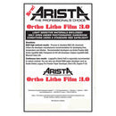 Arista Ortho Litho 3.0 Film (8 x 10", 50 Sheets)