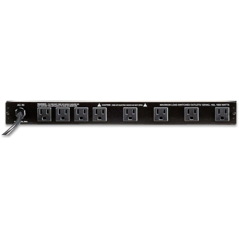 ART PS 4x4 Rackmount 8 Outlet Power Conditioner & Surge Protector - with Linear Ammeter & Voltmeter & Dual Lights