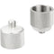 CAMVATE 1/4"-20 Male To 5/8"-27 Female Adapter for Microphone Stand (2-Pack)