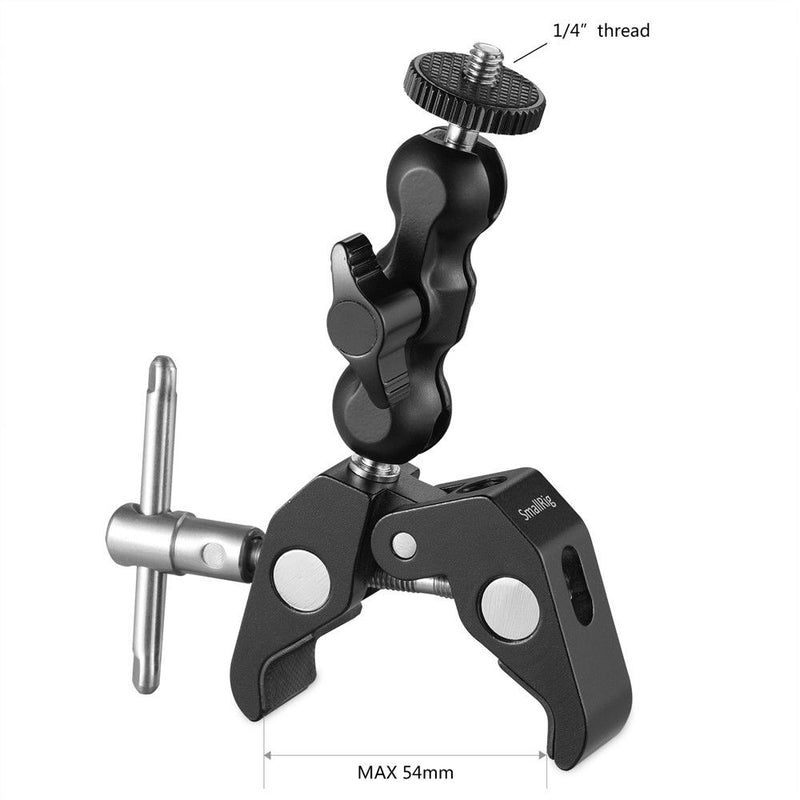 SmallRig 2164 Multifunctional Crab Clamp with 3.5" Ball Head Arm