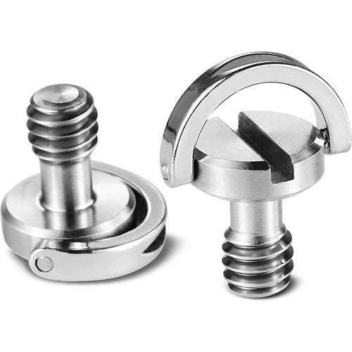 SmallRig 838 Quick Release Camera Screw with D-Ring (1/4"-20, Pair)