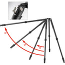 Robus RC-5558 Vantage Series 3 Carbon Fiber Tripod and Oben GH-30 Gimbal Head Kit