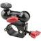 CAMVATE Swivel Arm with Monitor Mount and 25mm Rod Clamp (Red Levers)