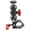 CAMVATE Swivel Arm with Monitor Mount and 25mm Rod Clamp (Red Levers)