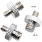 CAMVATE 1/4"-20 Male to 3/8"-16 Male Screw Adapter (3-Pack)