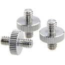 CAMVATE 1/4"-20 Male to 1/4"-20 Male Screw Adapter (3-Pack)