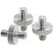 CAMVATE 1/4"-20 Male to 1/4"-20 Male Screw Adapter (3-Pack)