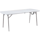 Oklahoma Sound Folding Banquet Table (Speckled Gray)