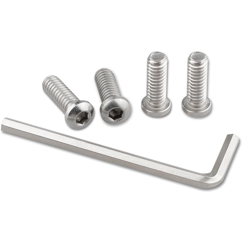 CAMVATE 1/4"-20 Chamfered Hex Cap Adapter Set for Rigs and Cages (4-Pack)