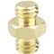 CAMVATE Double Male Thread Adapter with Hex Nut (3/8"-16 to 3/8"-16)