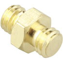CAMVATE Double Male Thread Adapter with Hex Nut (3/8"-16 to 3/8"-16)