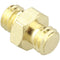CAMVATE Double Male Thread Adapter with Hex Nut (3/8"-16 to 3/8"-16)