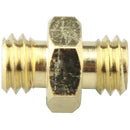CAMVATE Double Male Thread Adapter with Hex Nut (3/8"-16 to 3/8"-16)